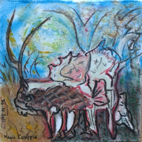 A dos de bouquetin poisson